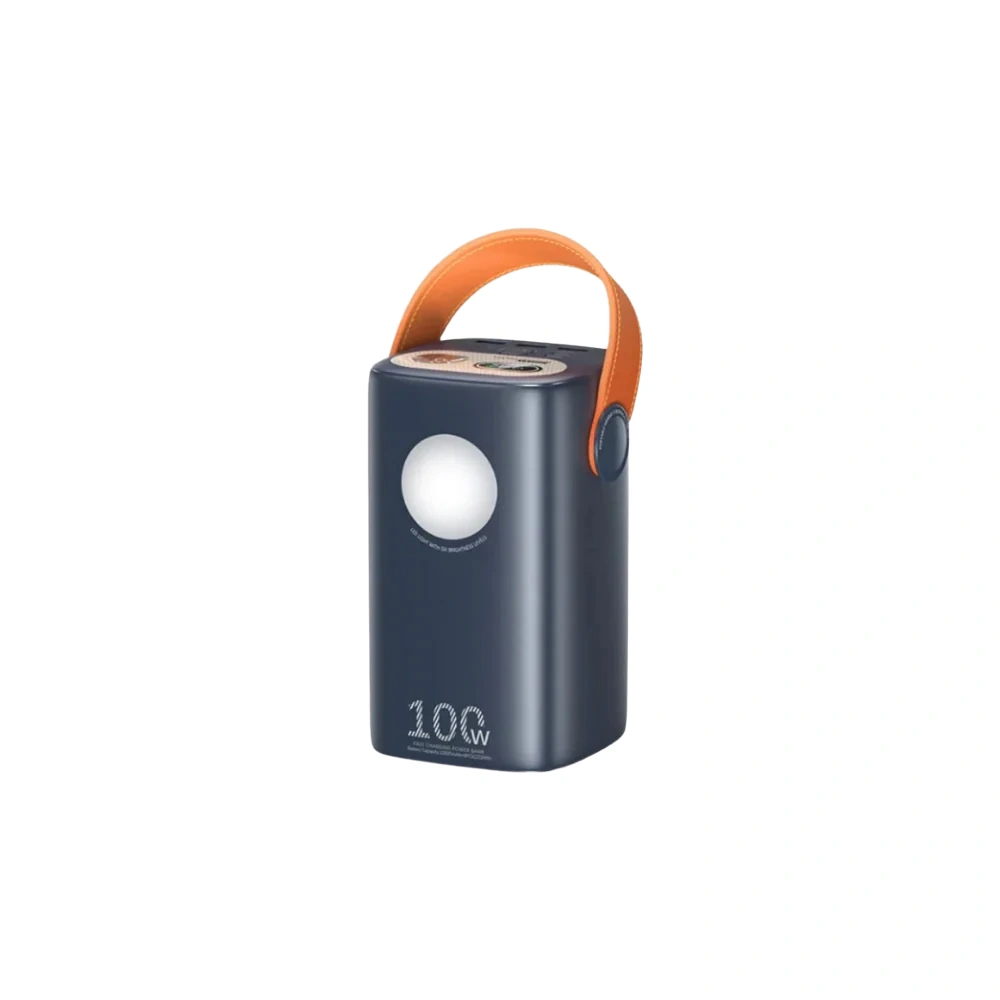 REMAX RPP-100 60000MAH GUTITAN SERIES 100W+22.5W PD+QC OUTDOOR POWER BANK WITH LIGHT (INPUT-2TYPE- C)}