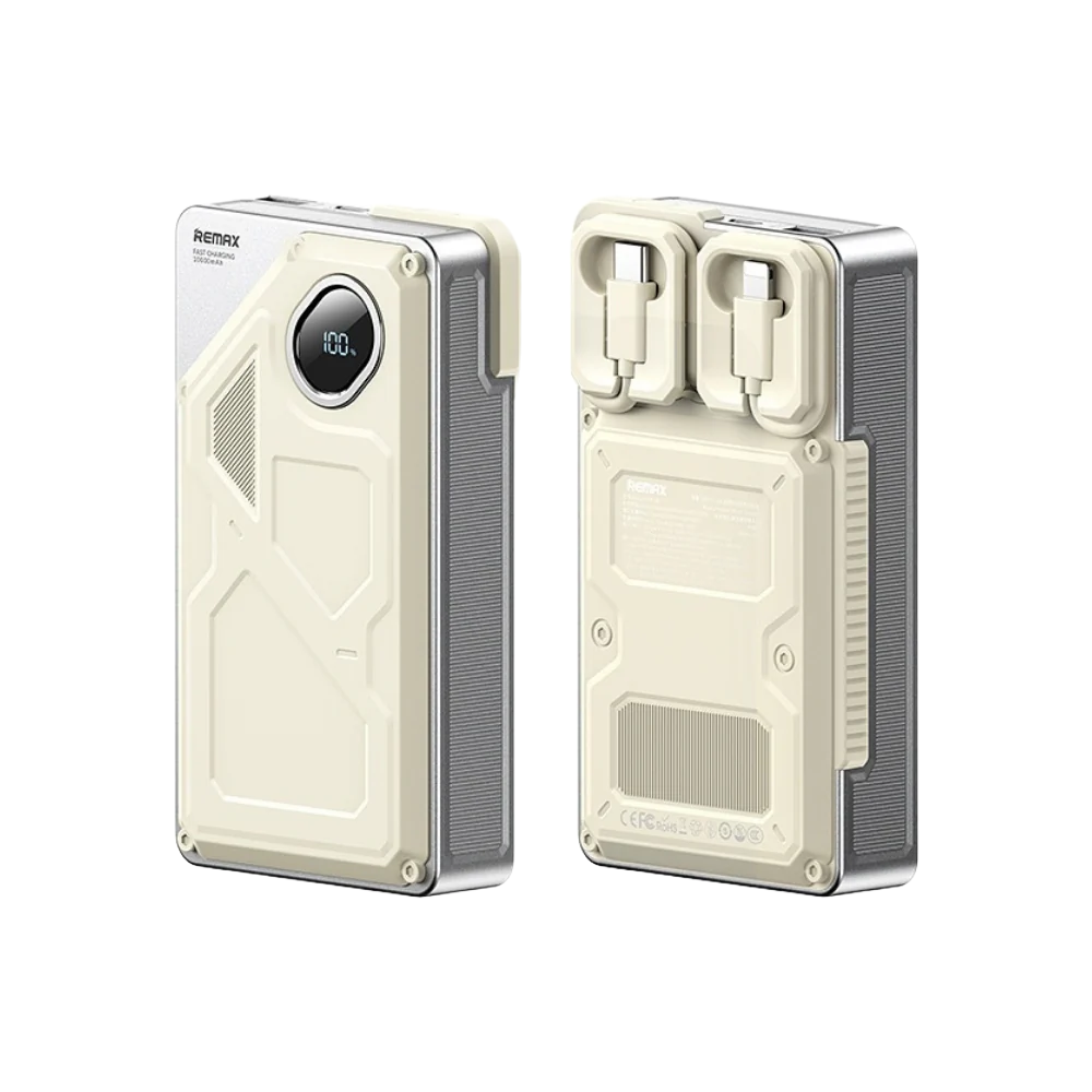 REMAX FCP-28 20000mAh Fast Charging Cabled Power Bank ( PD20W+QC22.5W )}